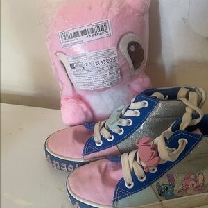 Disney Blue and Cream Sneakers